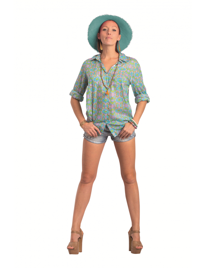 Hilary Lilac Short Shirt