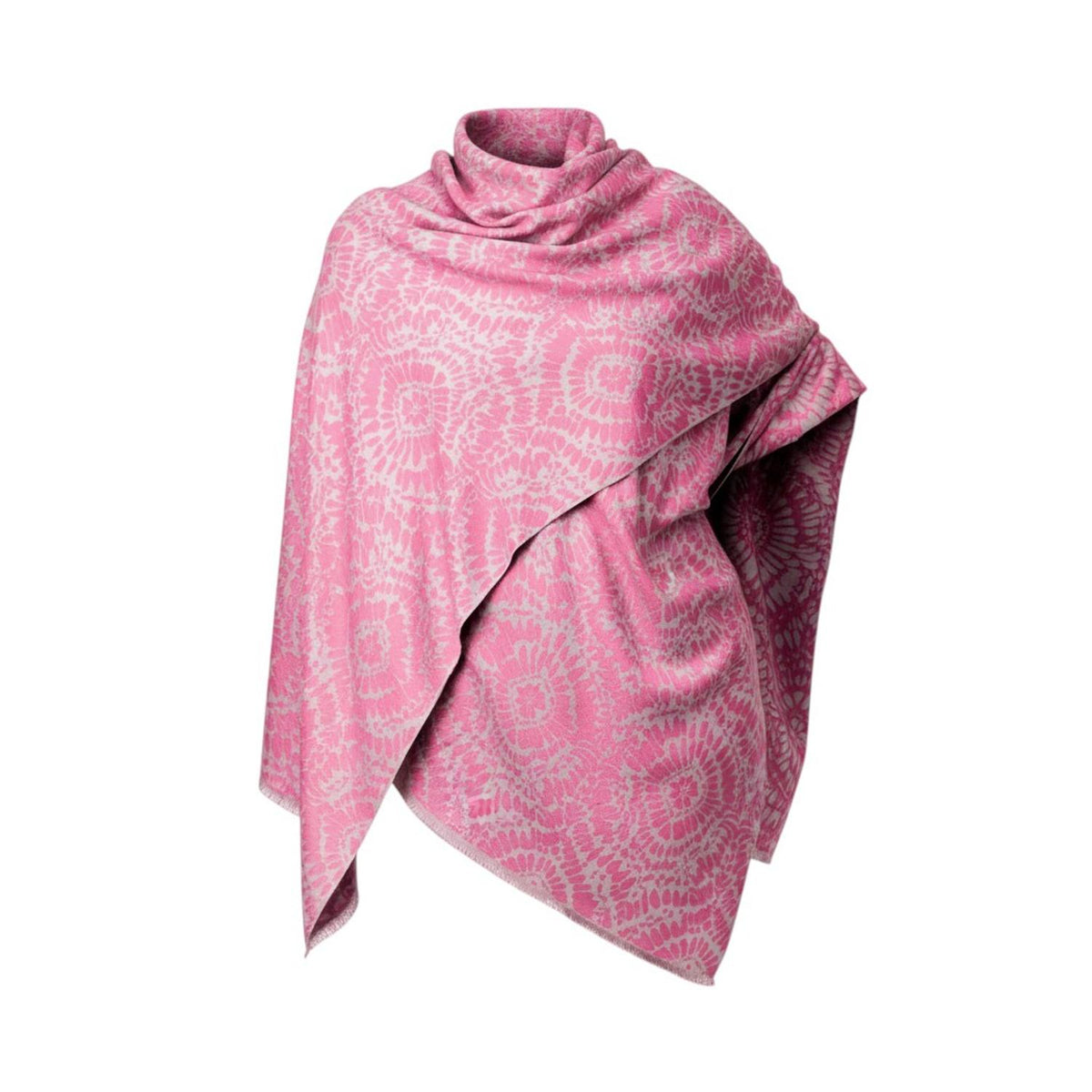 Susanna Fuchsia & Beige Batik Wrap