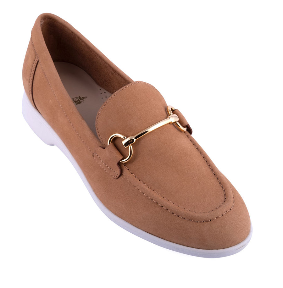 Stephanie Tan Suede Loafer