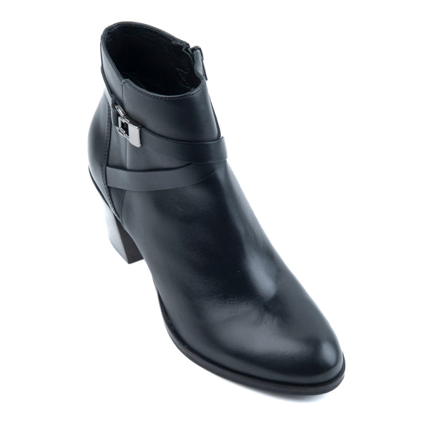 Texas Black Heeled Boot