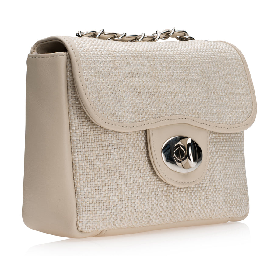 Jemma Linen/Leather Beige